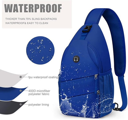 Pritent Crossbody Bags for Women Men Trendy Sling Bag Backpack Casual Chest Bag - Image 4
