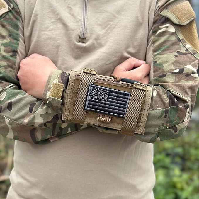 Tactical Arm Sleeve Map Pouch Case Documets Holder Wrist Case Wrist Map Holder - Image 7