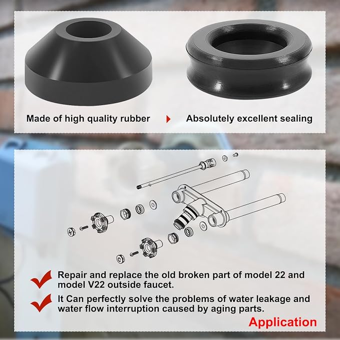 RK-22MH Repair Kit Metal Handle, Outside Faucet, Compatible - Image 4