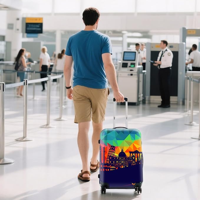 WUJIAONIAO Travel Luggage Cover Baggage Suitcase Cover Protector Skins 18-32 - Image 7