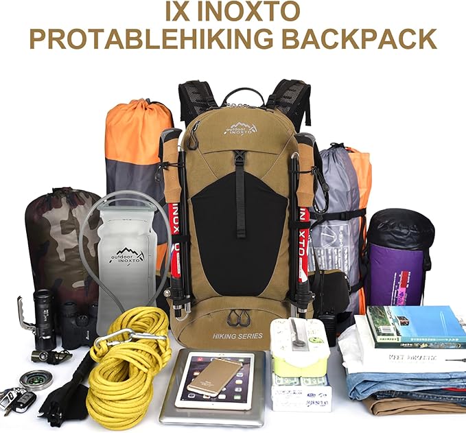 IX INOXTO Hiking Backpack, 26L/40L Waterproof Hiking Daypack - Image 5