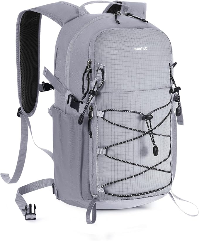 ECOHUB Small Hiking Backpack for Men Women, 20L Lightweight Travel Backpacks by ECOHUB