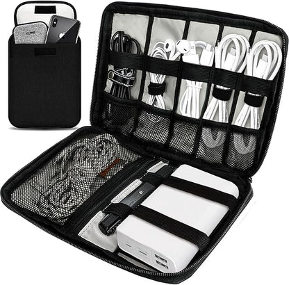 Travel Cable Organizer Pouch Electronic Accessories, Travel Essentials by Vaxaape
