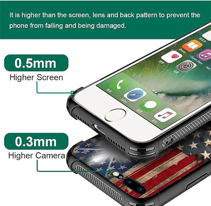 Case for iPhone 7 Plus/8 Plus, Soft Silicone Hard Acrylic for Shock Protection - Image 5