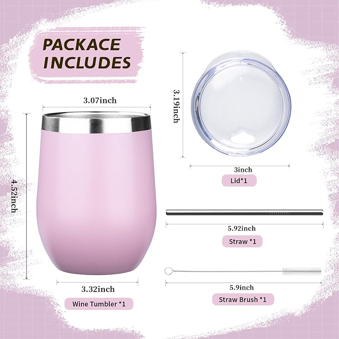 12oz Stemless Wine Tumbler - Image 3