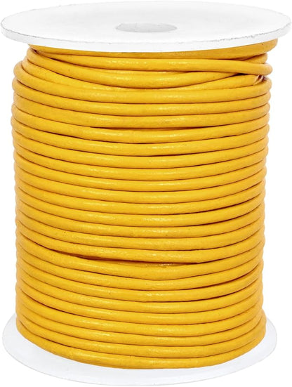 GENIQUE Real/Genuine Round Leather String Cord - Image 3