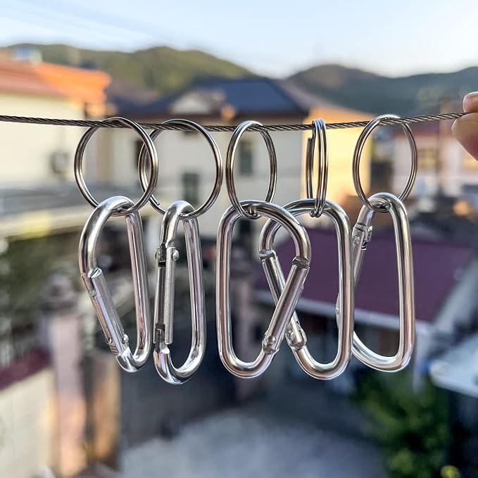 30PCS Aluminum Carabiner Clips - Image 7