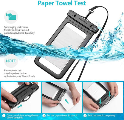 6 Pack 8.5“ Waterproof Cell Phone Pouch - Image 5