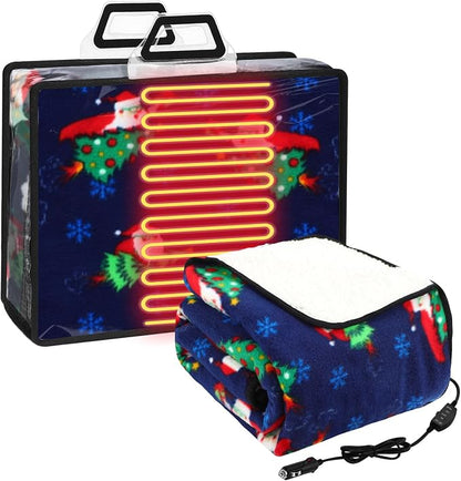 Riakrum 12V Car Heated Blanket for Cold by Riakrum