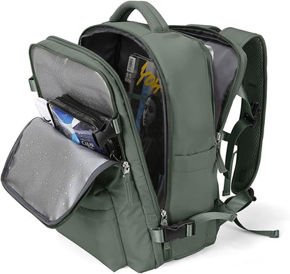 WONHOX Large Travel Backpack Carry on Flight Approved Laptop Work Business by WONHOX