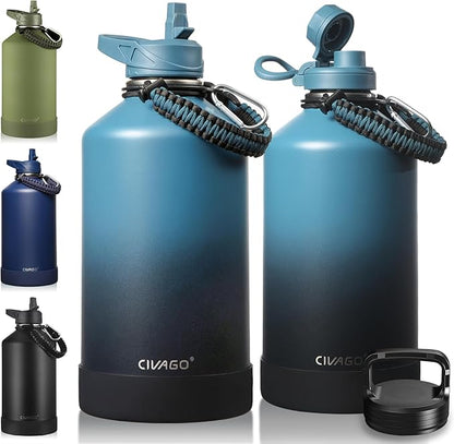 CIVAGO Gallon Insulated Water Bottle Jug by CIVAGO