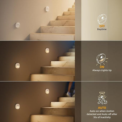 Lyridz Rechargeable Night Light, Motion Sensor Battery Nightlight, Mini - Image 5