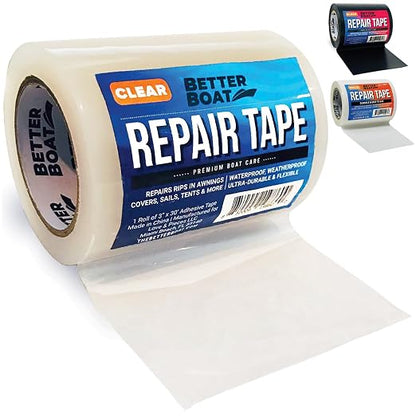 Better Boat Repair Tape for Fabric and Vinyl 30ft x 3in, Heavy Duty by BetterBoat