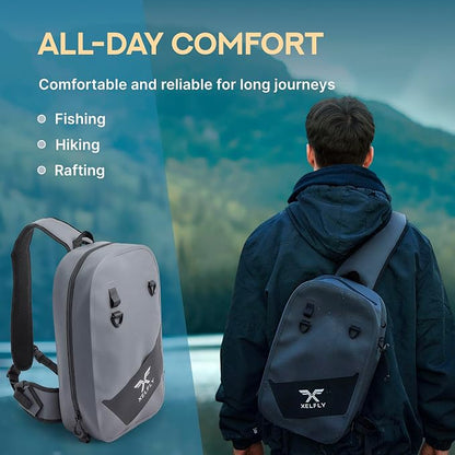 Xelfly Waterproof Fishing Sling Backpack Bag - Image 4