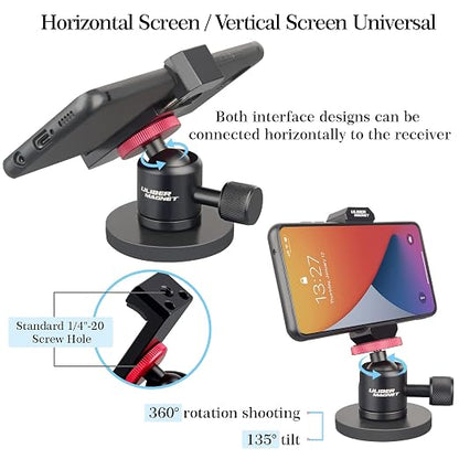 ULIBERMAGNET Magnetic Phone Mount Holder, Heavy Duty Magnetic Cell Phone Holder - Image 5