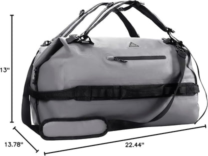 Haimont Large Waterproof Duffel Backpack Roll-Top Heavy Duty Dry Duffle Bag - Image 8