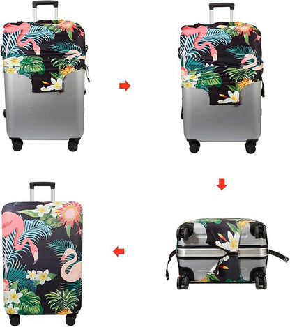 WUJIAONIAO Travel Luggage Cover Baggage Suitcase Cover Protector Skins 18-32 - Image 4