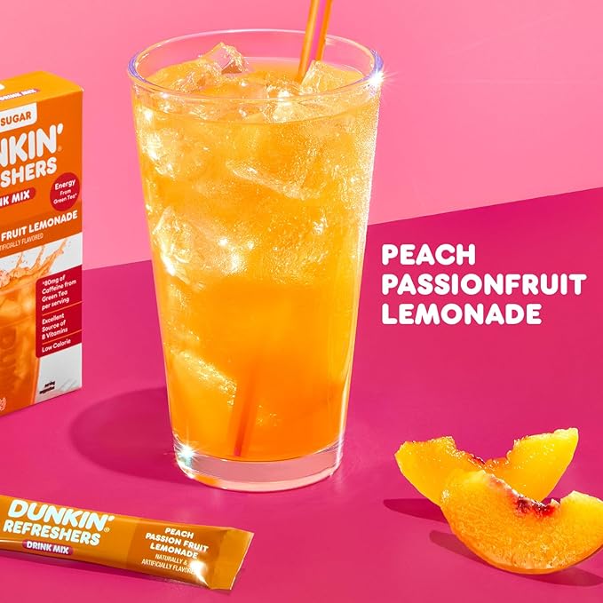 Dunkin’ Zero Sugar Refreshers Singles To Go! Powdered drink mix packets - Image 3