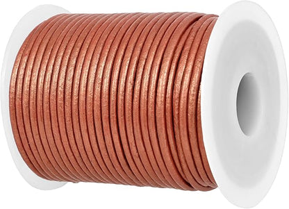 GENIQUE Real/Genuine Round Leather String Cord by GENIQUE