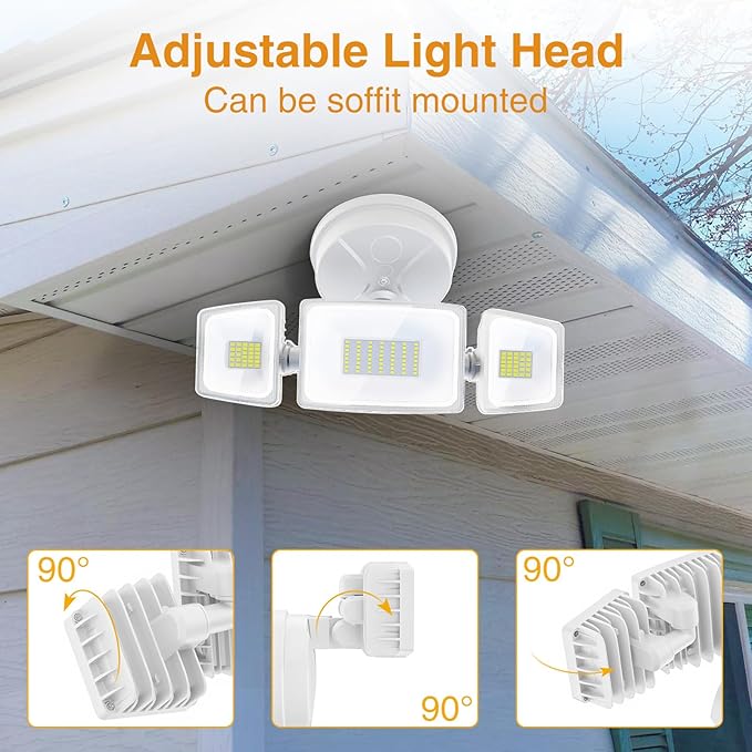 Onforu 2 Pack 75W Flood Lights Outdoor, 7000LM LED Flood Lighting Outdoor - Image 6
