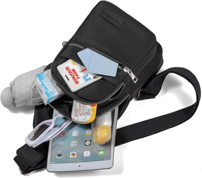 Banelu Cross Body Bag Small Sling Backpack Sling Bags Hiking Daypacks Crossbody - Image 6