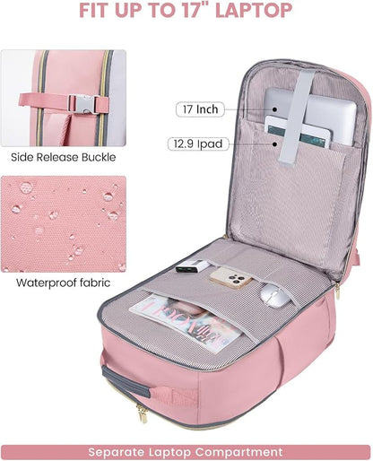 LOVEVOOK 40L Travel Backpack for Women & Men, Airline Approved Carry On Luggage - Image 8