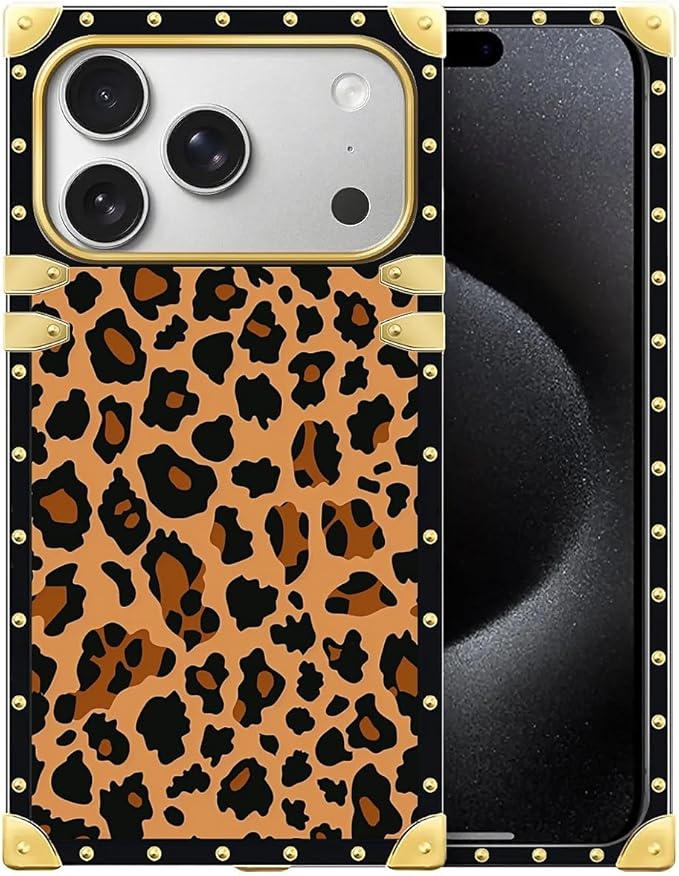 for iPhone 17 Pro Case Luxury Golden Decoration by Unknown