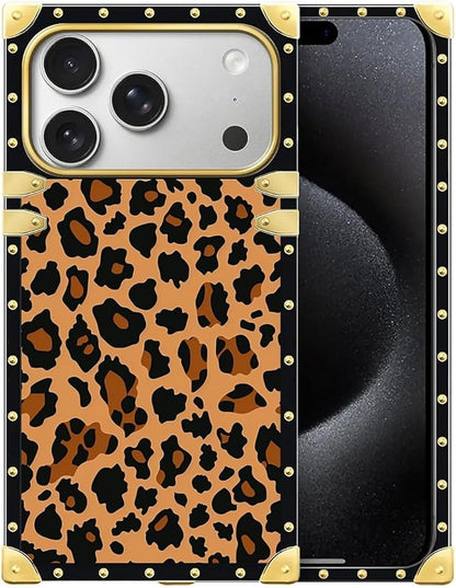 for iPhone 17 Pro Case Luxury Golden Decoration by Unknown