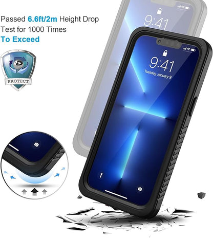 Lanhiem for iPhone 13 Pro Max Case, IP68 Waterproof Dustproof Shockproof Cases - Image 5