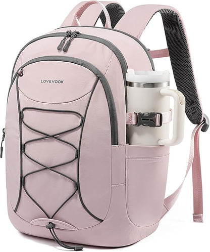 LOVEVOOK Mens Backpack with Giant Tumbler Holder Pocket, 15.6 Inch Everyday by LOVEVOOK