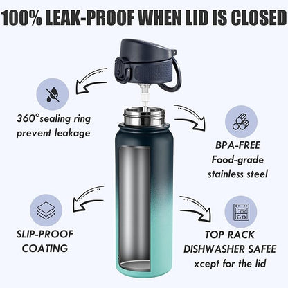 OLDLEY 20 Oz Insulated Stainless Steel Water Bottle - Image 3