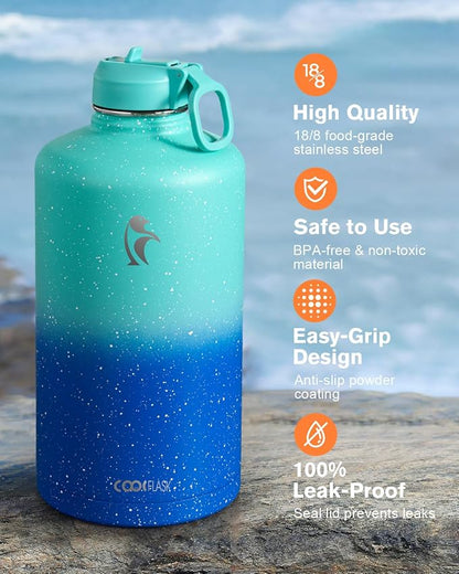 Coolflask 128 oz Gallon Water Bottle Insulated - Image 3