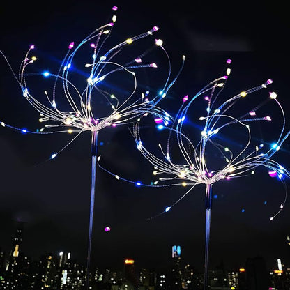 JJGoo Solar Firework Lights, 2 Pack 180 LEDs 2 Lighting Modes Solar Lights - Image 9