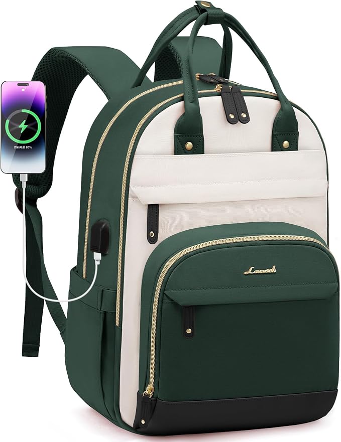 LOVEVOOK Laptop Backpack for Women, Fits 15.6 Inch Laptop Bag, Fashion Travel by LOVEVOOK