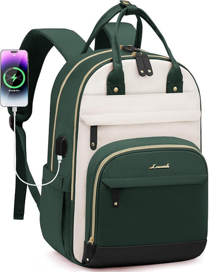 LOVEVOOK Laptop Backpack for Women, Fits 15.6 Inch Laptop Bag, Fashion Travel by LOVEVOOK