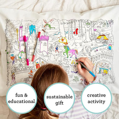 eatsleepdoodle - Coloring Pillowcase - Image 5