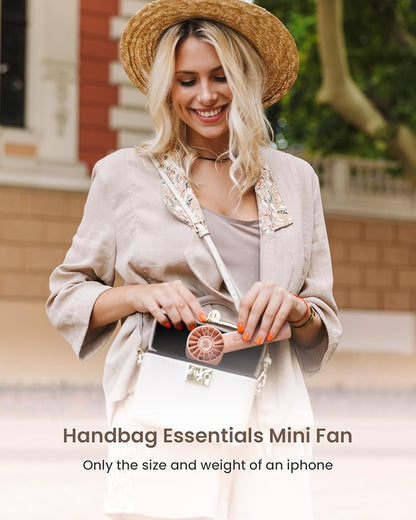 Portable Mini Handheld Turbo Fan, 4 Speed High Velocity Personal, Rechargeable - Image 7