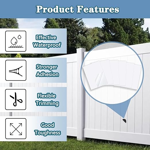 Vinyl Siding Repair Patch Kit, Vinyl Siding Repair Kit Self-Adhesive Vinyl - Image 4