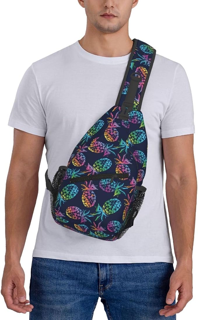 Tropical Fruits Pineapple Sling Bag - Image 7