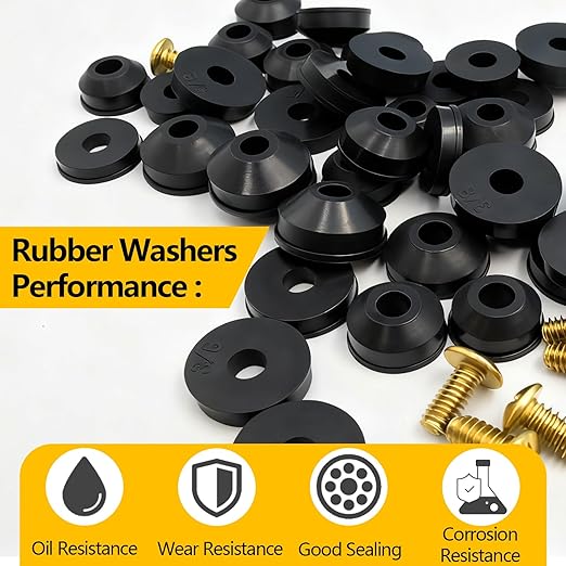 114-Piece 12 Sizes Faucet Washer Assortment Kit - Image 5
