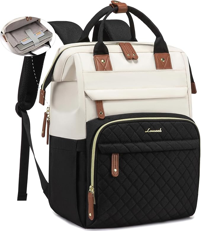 LOVEVOOK Laptop Backpack for Women, 17.3'' Waterproof Nurse Bag Teacher Work by LOVEVOOK