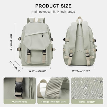 coowoz Lightweight School Backpack College Laptop Backpack - Image 3