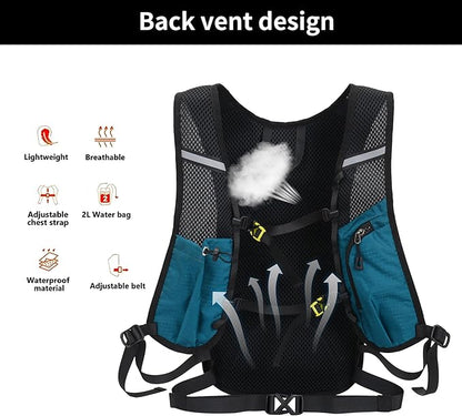 DOJUNS Hiking Backpack Lightweight Travel Backpack 20L Waterproof Hiking - Image 3