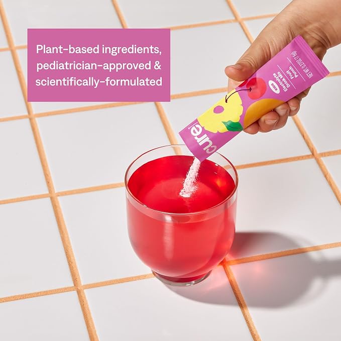 Cure Hydration - Kids Electrolyte Drink Mix | Plant-Based Pediatrician - Image 3