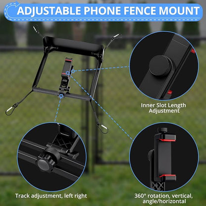 CAMWAY Adjustable Phone Fence Mount - Image 5