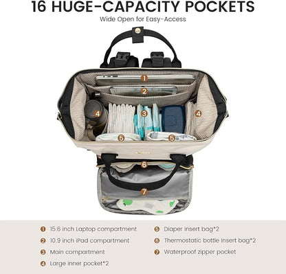 LOVEVOOK Diaper Bag Backpack, Baby Bag - Image 2