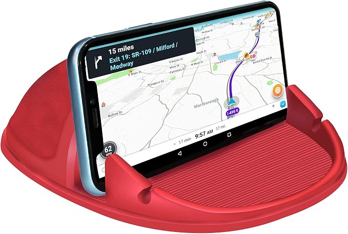 Loncaster Car Phone Holder, Car Phone Mount Silicone Car Pad Mat by Loncaster