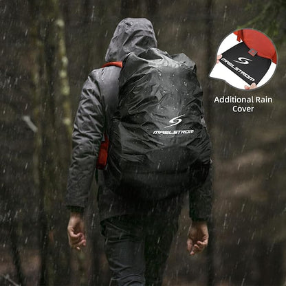 Maelstrom Hiking Backpack, 40L Waterproof Camping Daypack - Image 6