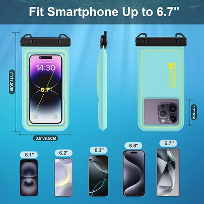Floating Waterproof Phone Pouch, Water Proof Cell Phone Dry Bag - Image 3