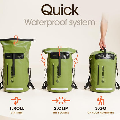 Earth Pak Waterproof Backpack - Image 6